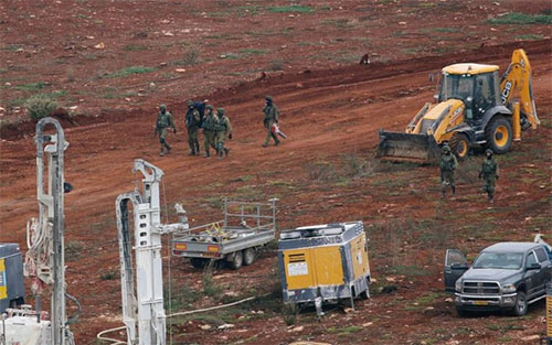 operación Escudo del Norte El enemigo sionista concluye su espectáculo antitúneles en la frontera libanesa